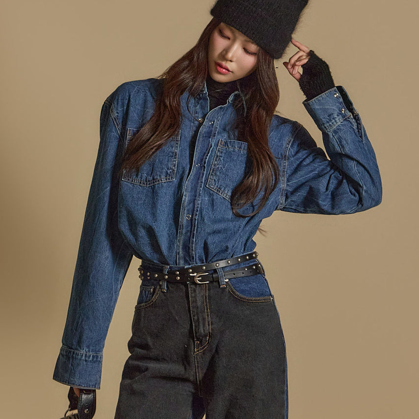 S711 デニムシャツ