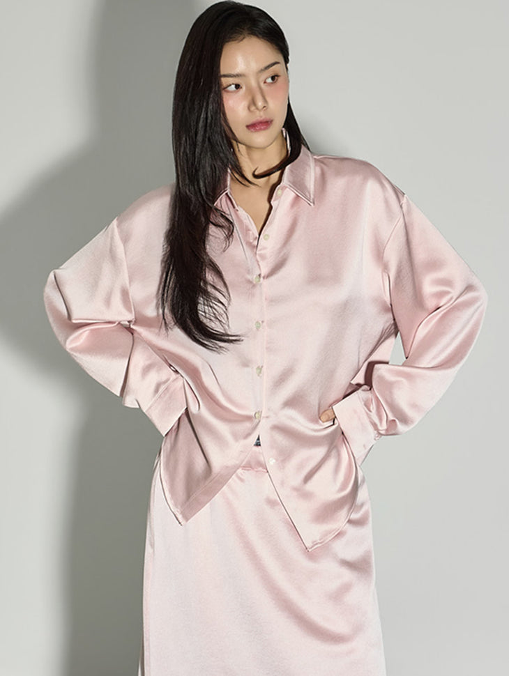 S836 Satin Shirts