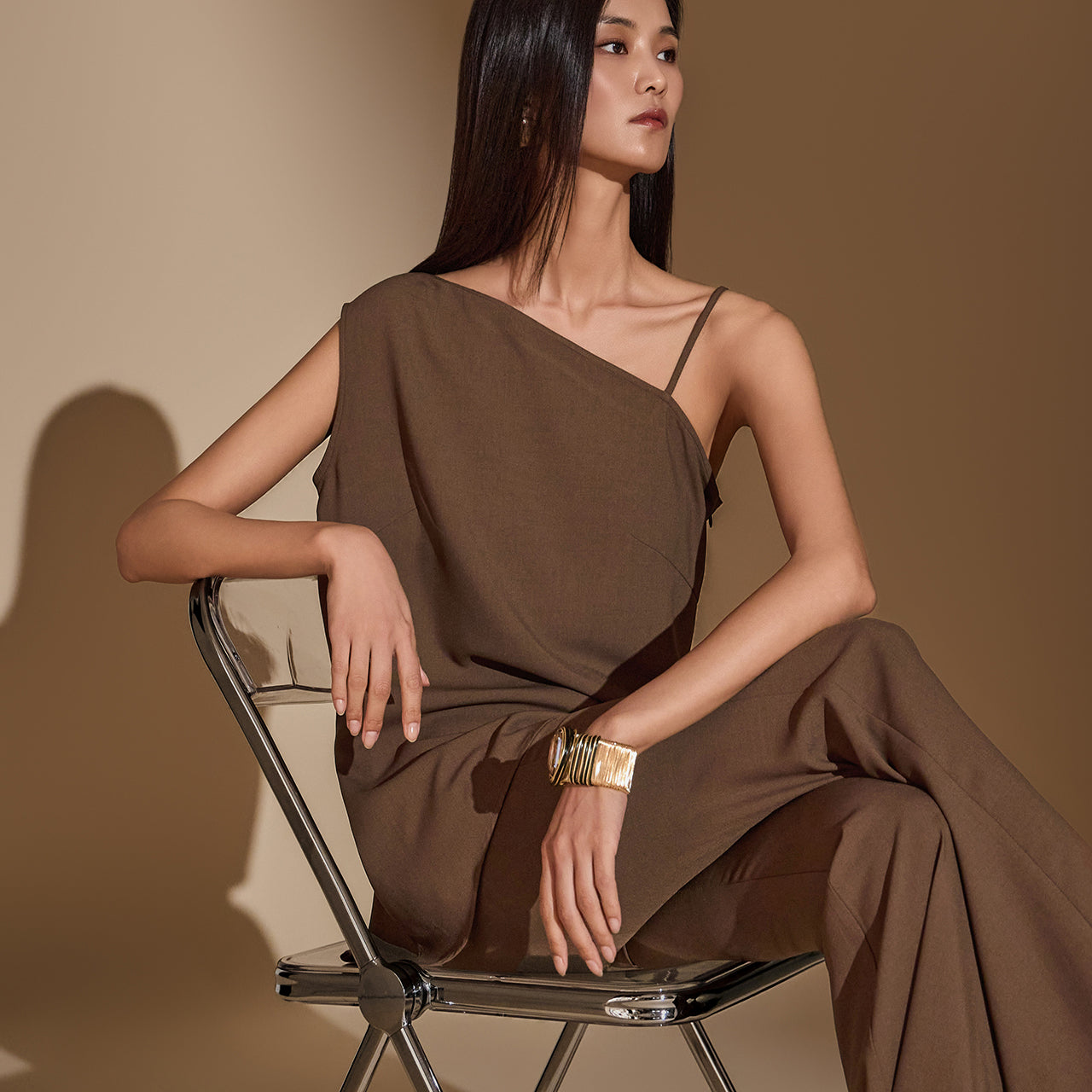 B2962 アシンメトリーブラウス