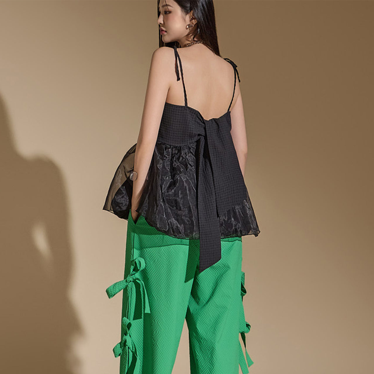 B2968 チュールブラウス