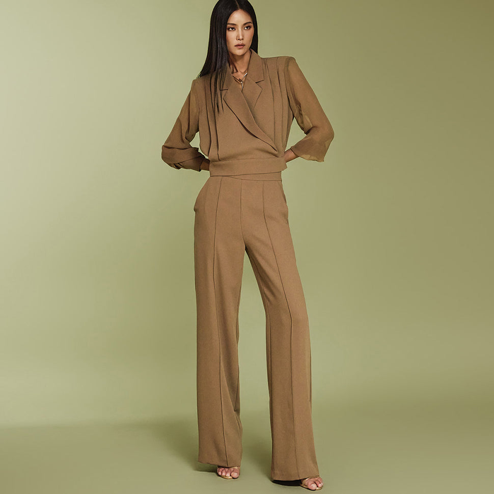 TP1937 ブラウス&スラックスセット