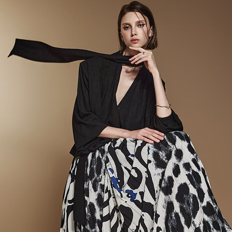 B3004 带肩带衬衫