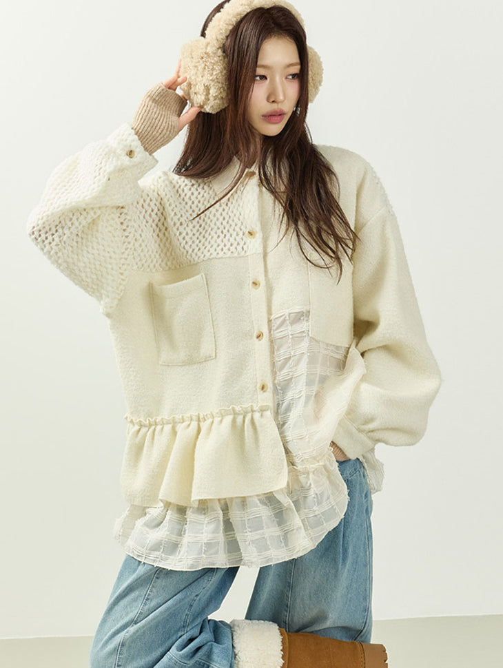B3157 Frill Blouse