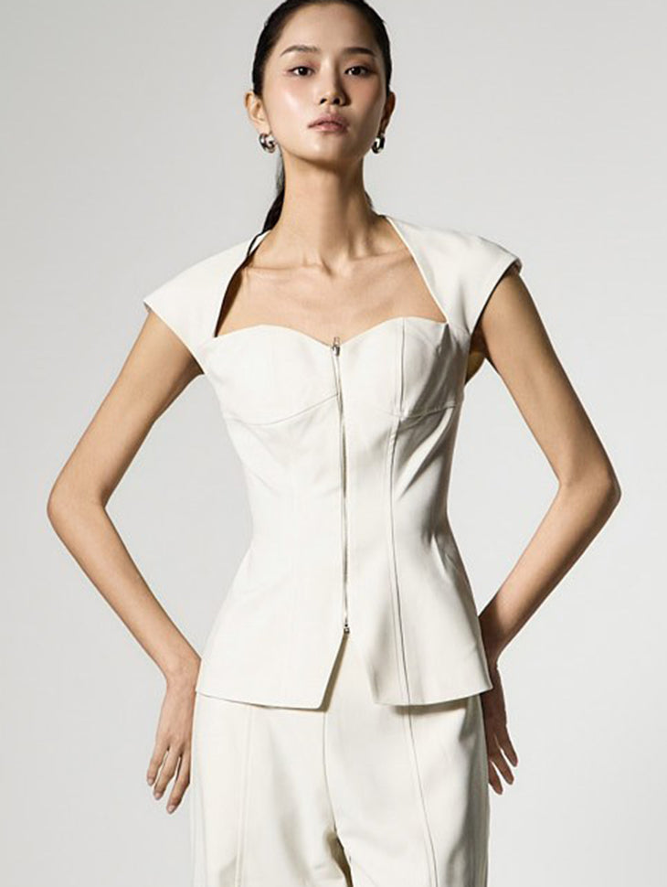 B9214 前拉链衬衫