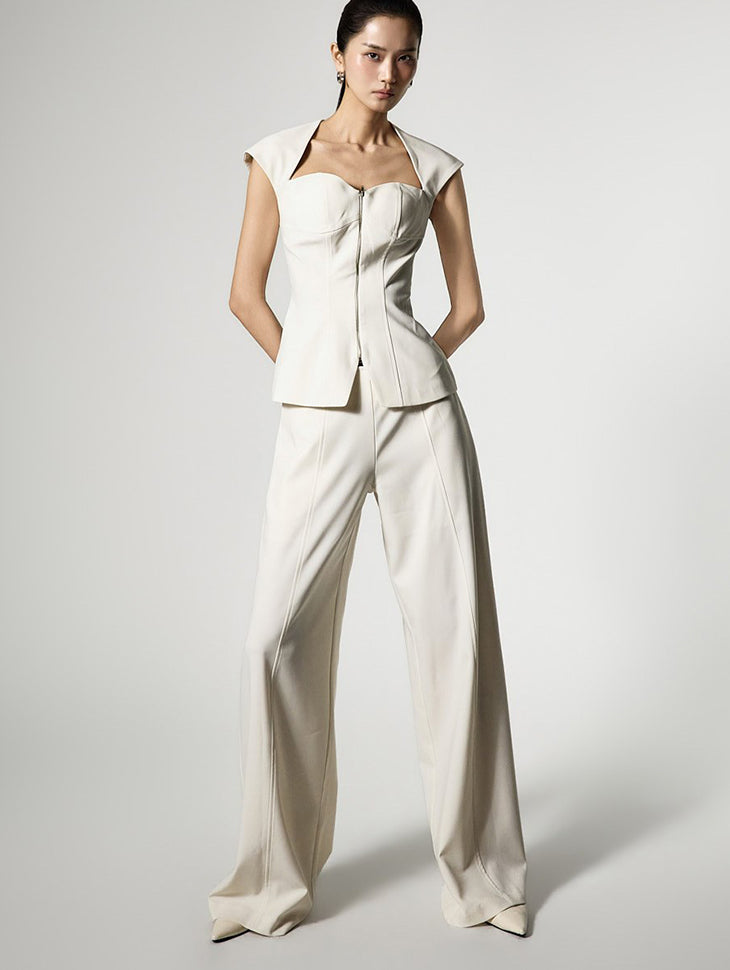 TP9206 女衬衫长裤套装