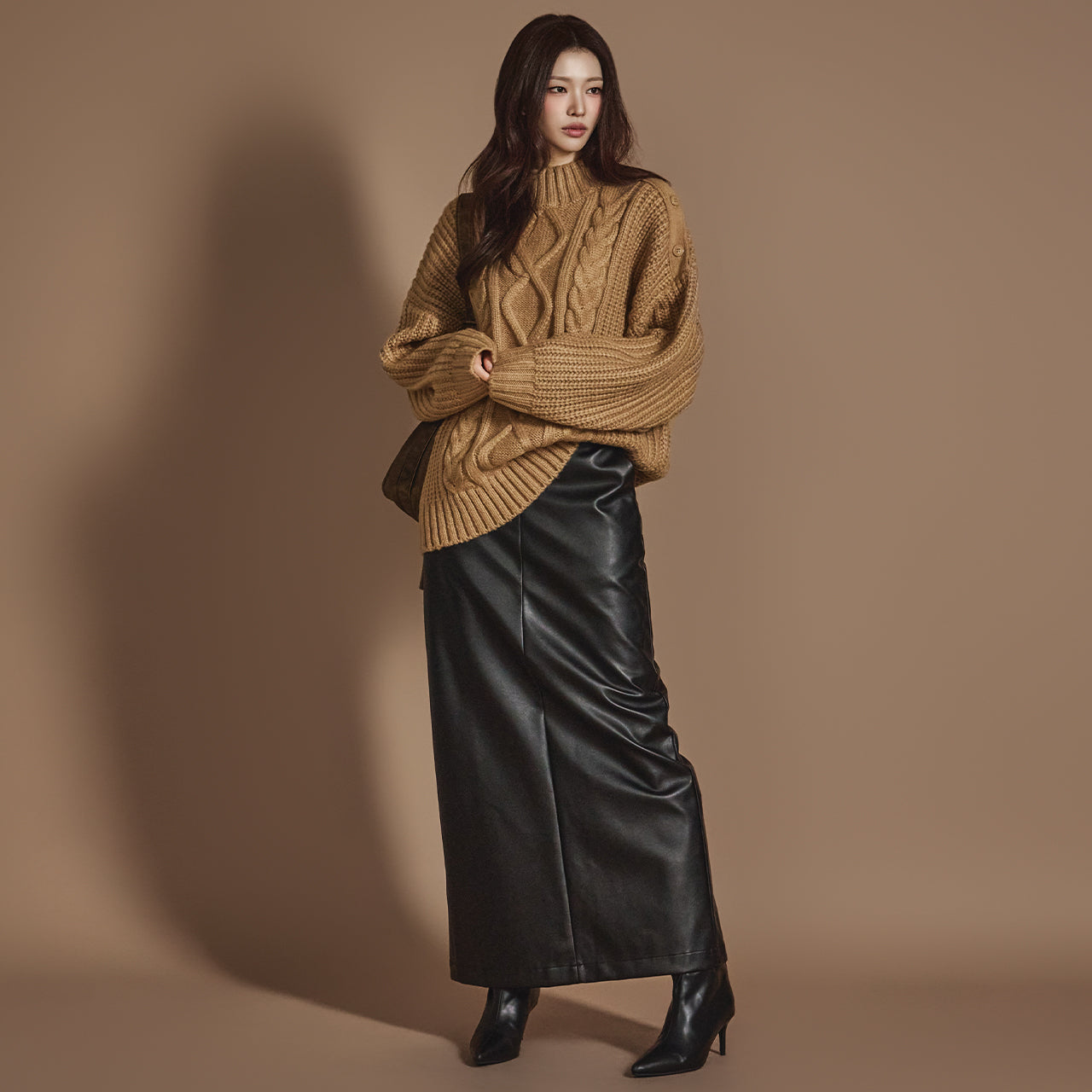 E3599 扭纹羊毛针织