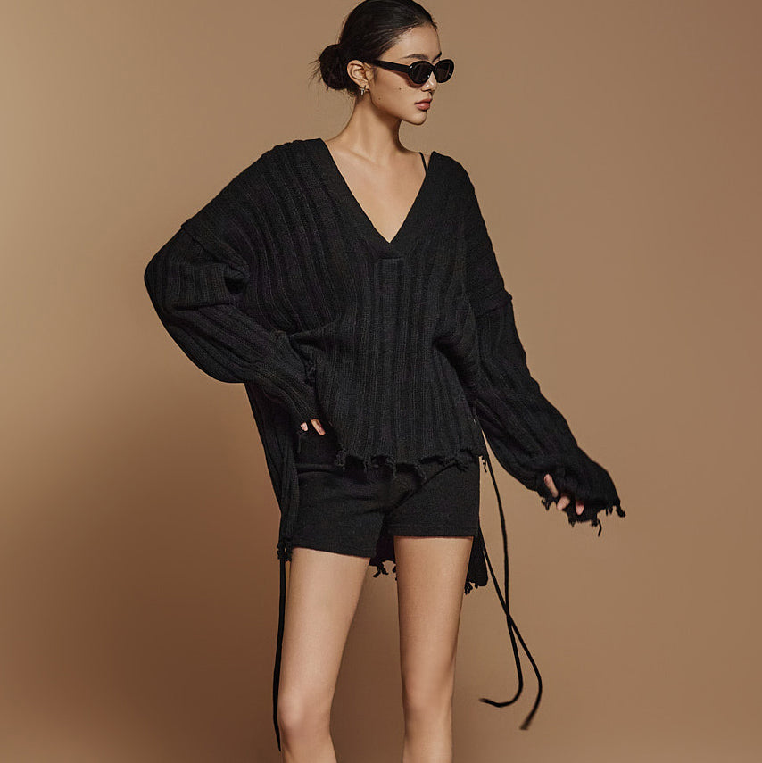 E3639 复古羊毛针织