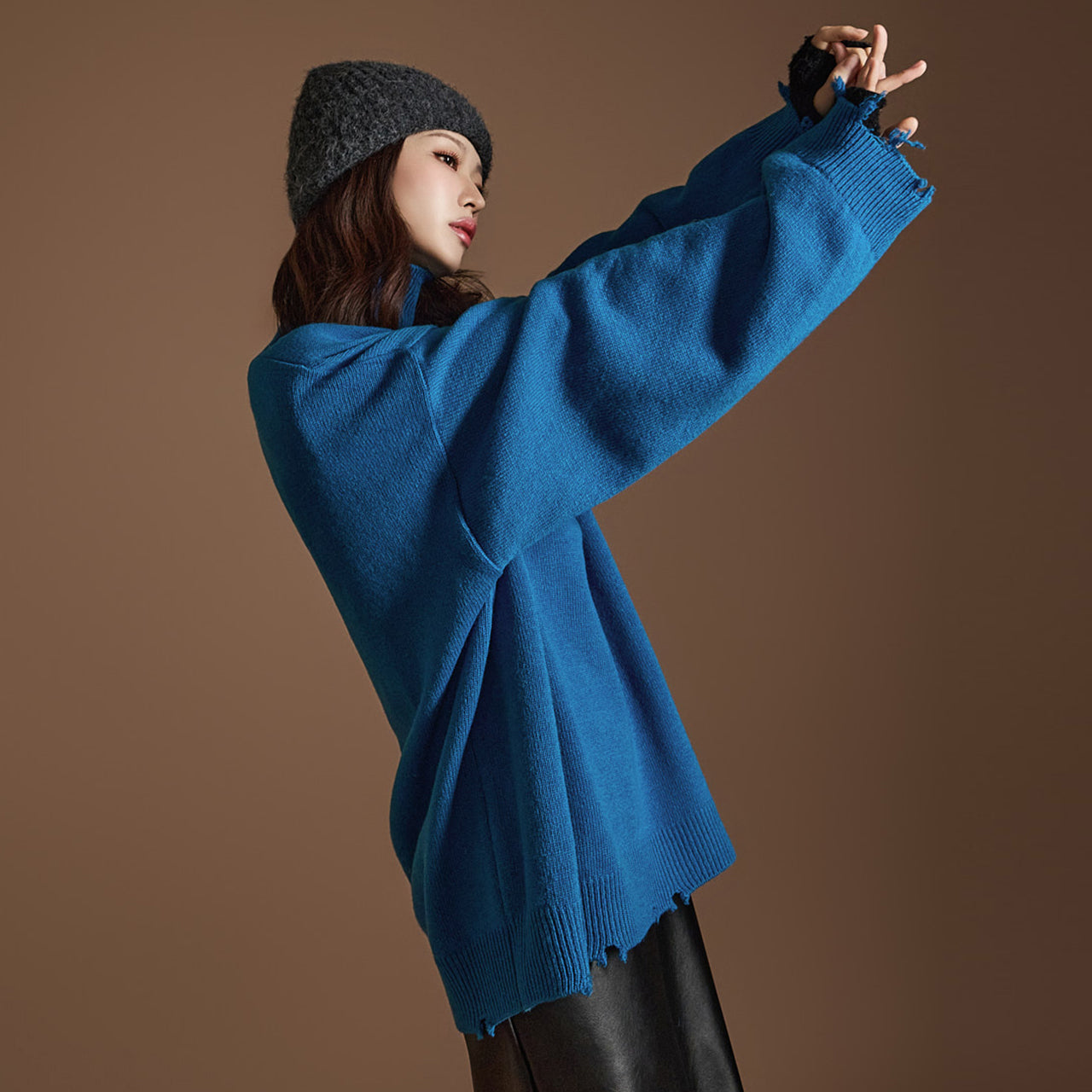 E3646 ヴィンテージウールニット