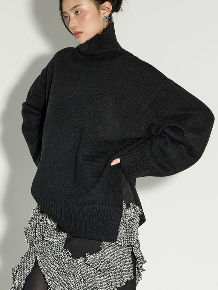 E4065 Turtleneck Wool Knit