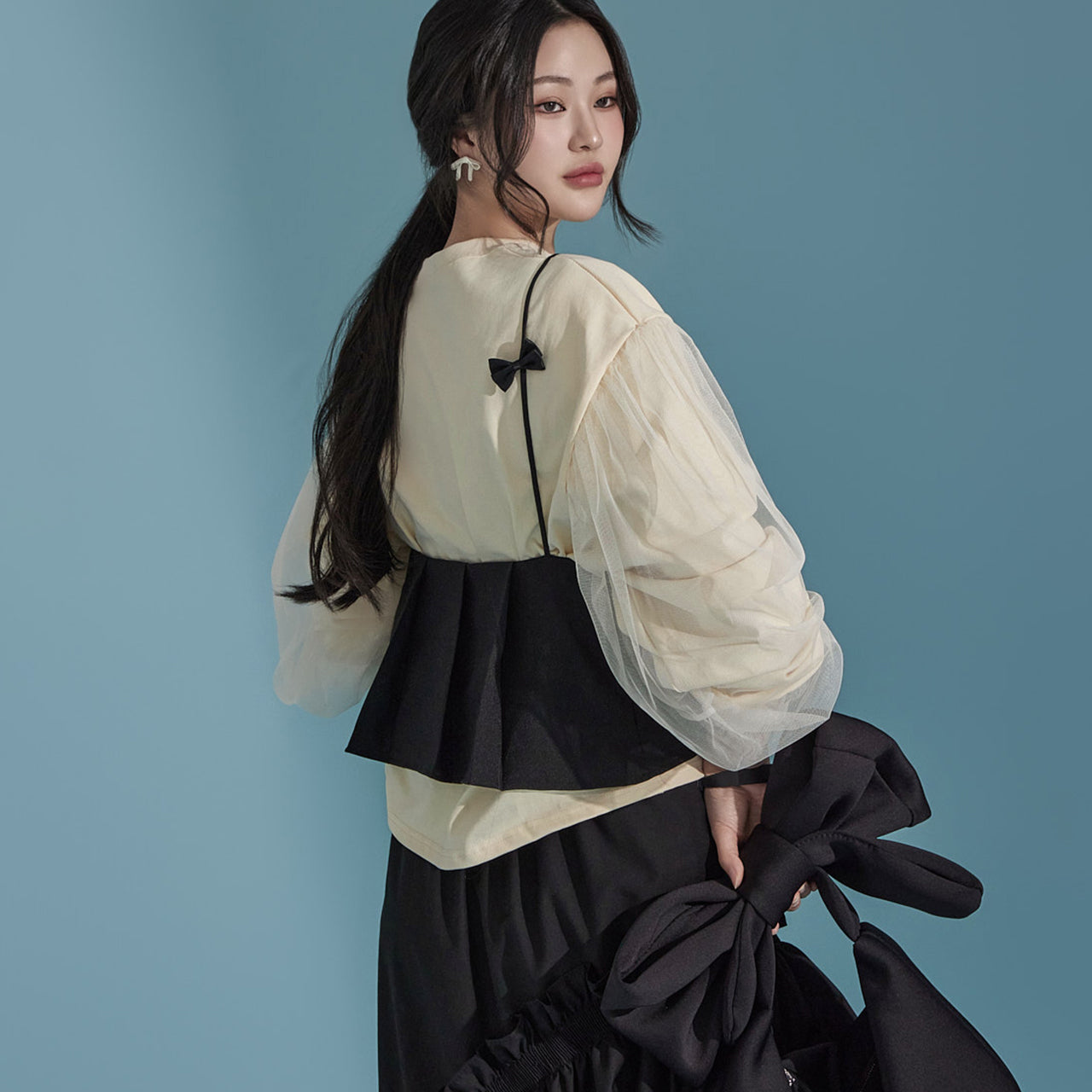 E3363 リボンビスチェ