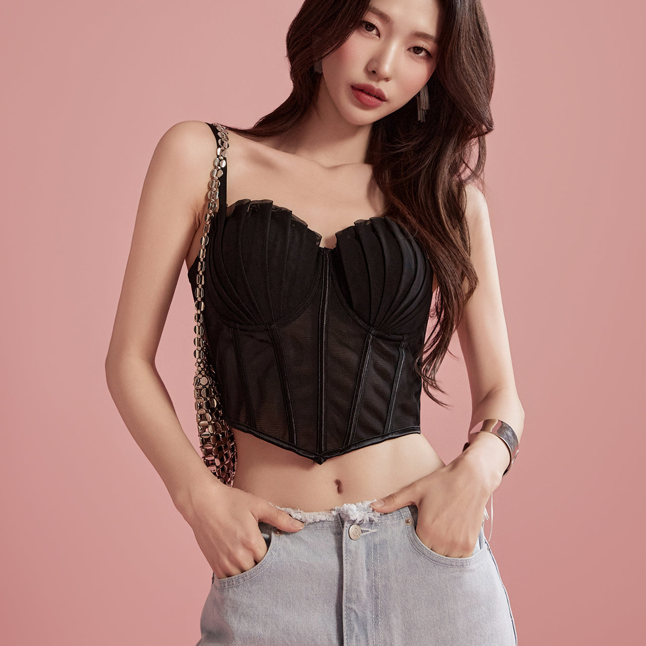 E3379 透视紧身胸衣