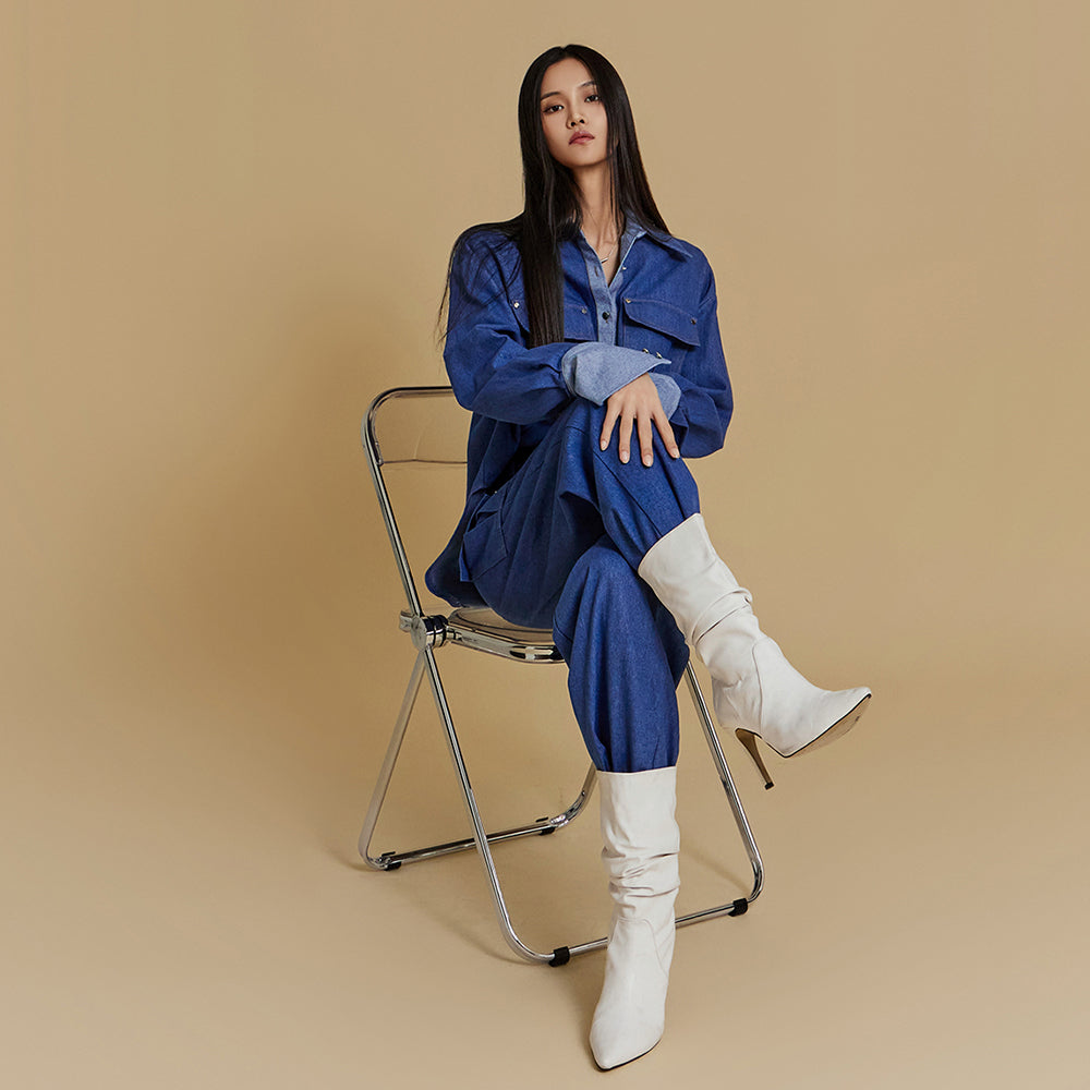 TP1733 デニムシャツ ジーンズセット