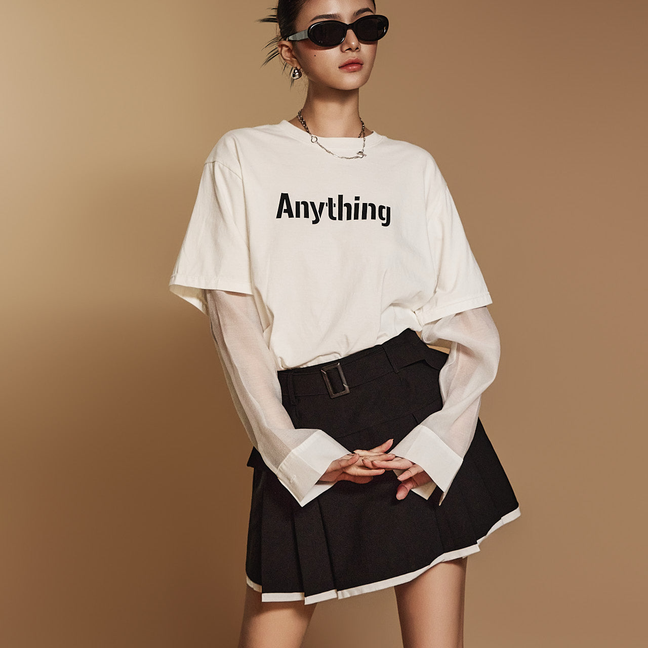 E3548 テキストレイヤードトップ