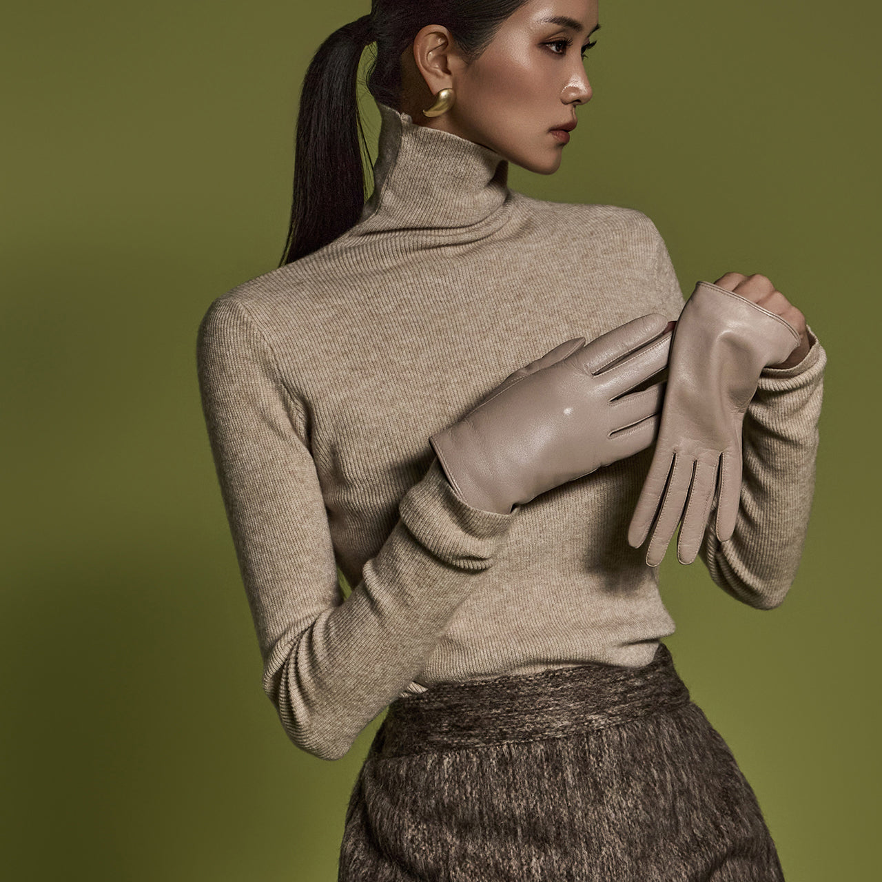 E3654 罗纹针织上衣