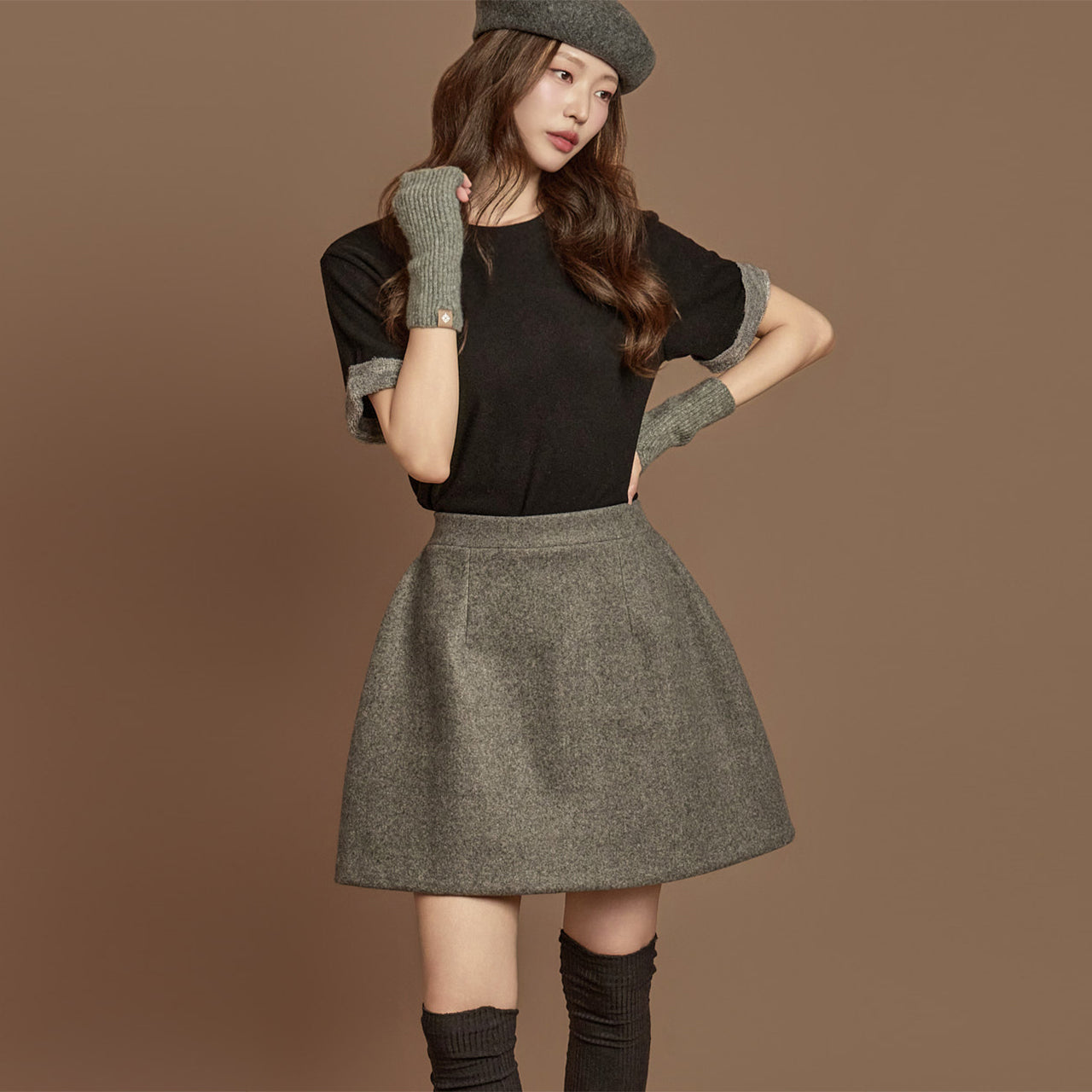 E4044 Solid Fleece Top