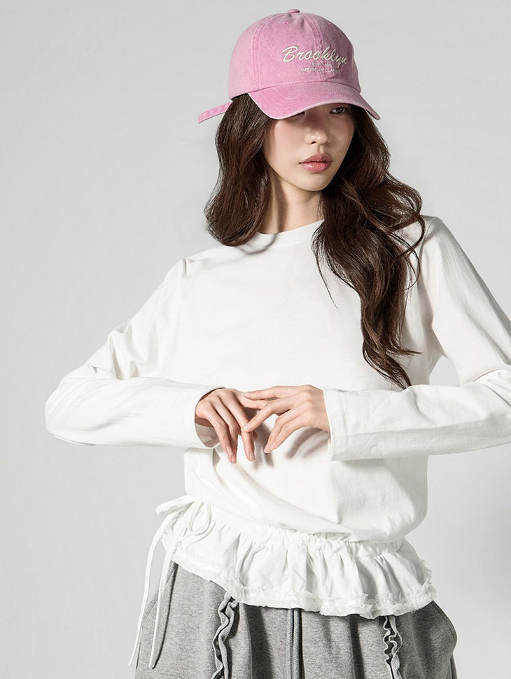 E4166 Frill Top