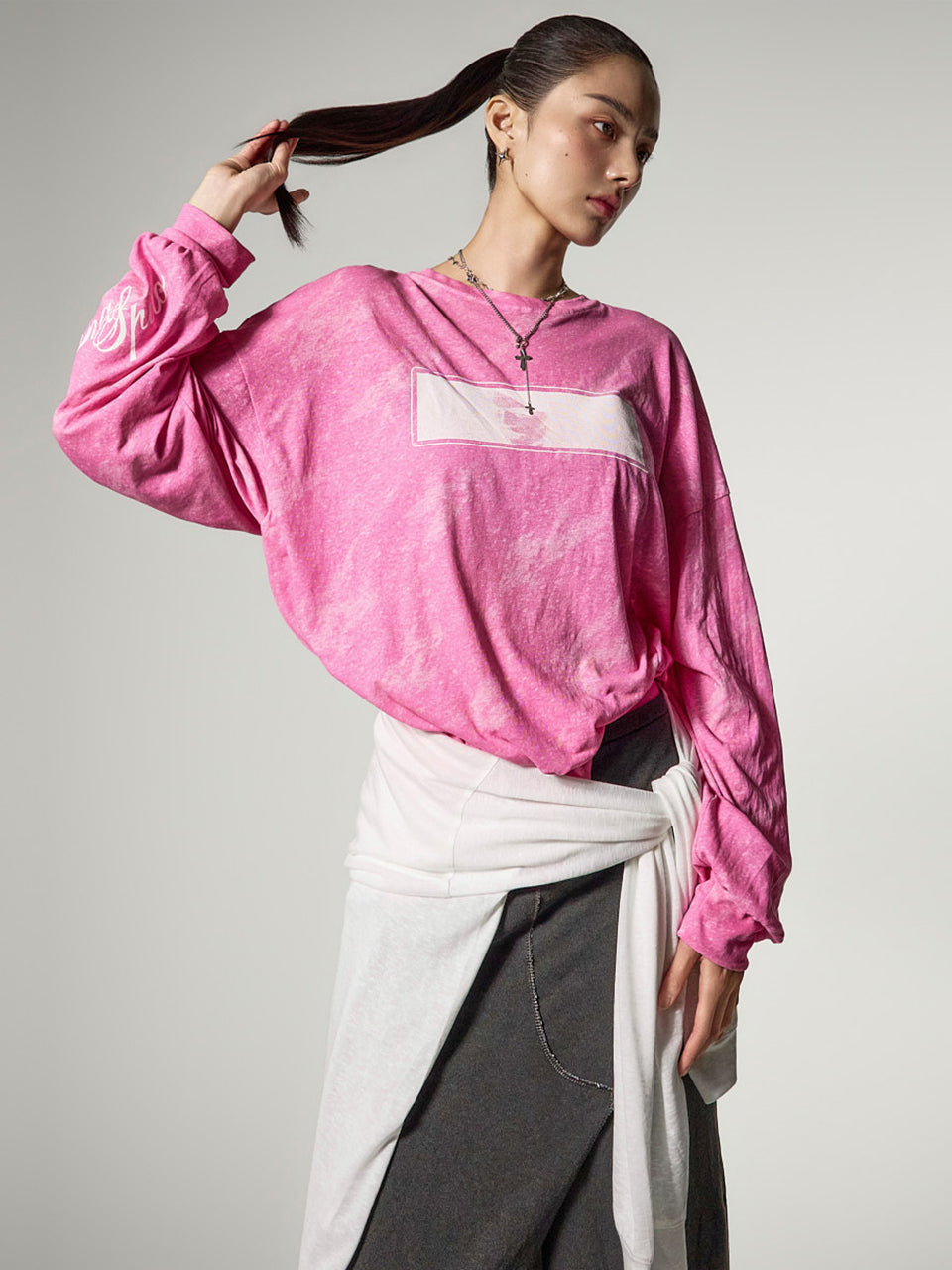 E4176 艺术水洗上衣