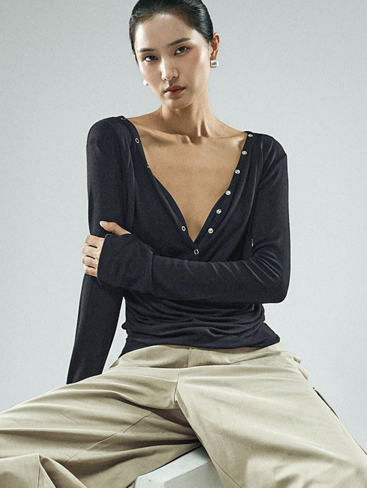E4389 Snap Drape 顶饰