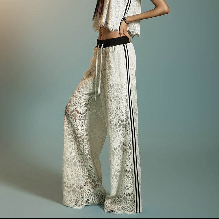 P3605 Lace Track Pants