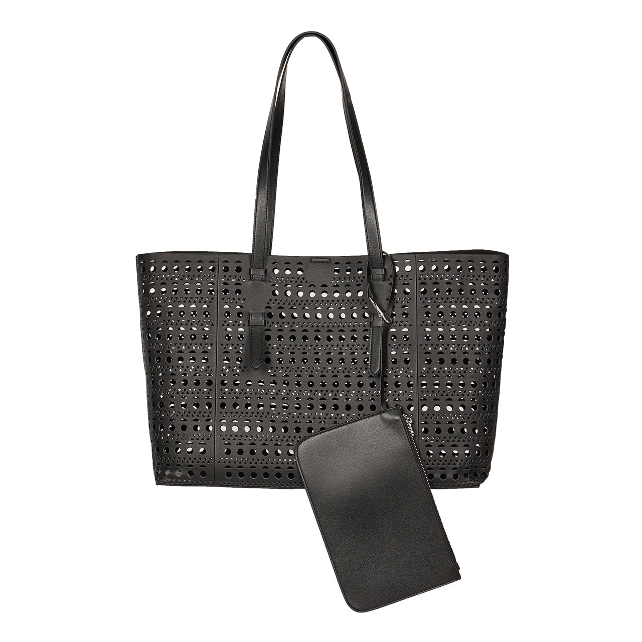 A-1663 大孔眼皮革单肩包