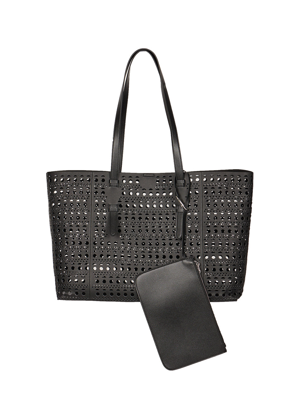 A-1663 ビッグアイレットレザーショルダーバッグ