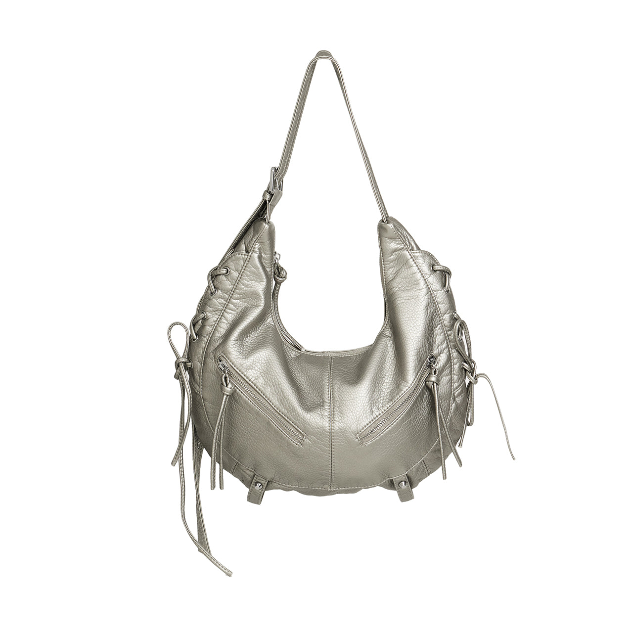 A-1671 レザーアイレットショルダーバッグ