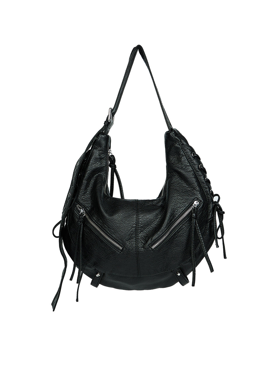 A-1671 レザーアイレットショルダーバッグ