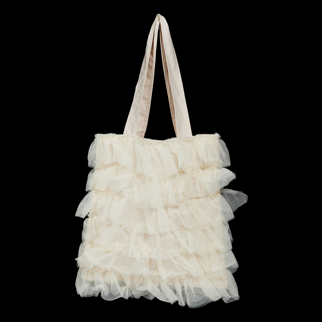 A-1680 フリルキャンバスバッグ