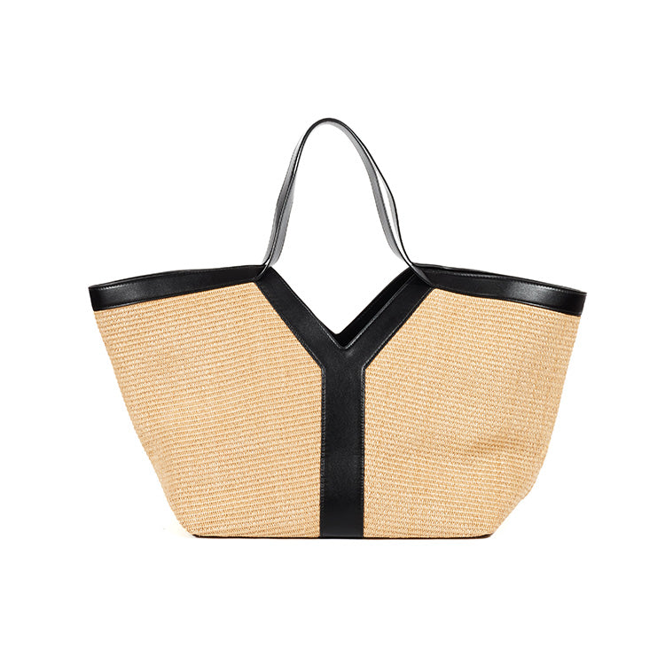 A-1685 Raffia Big Shoulder Bag