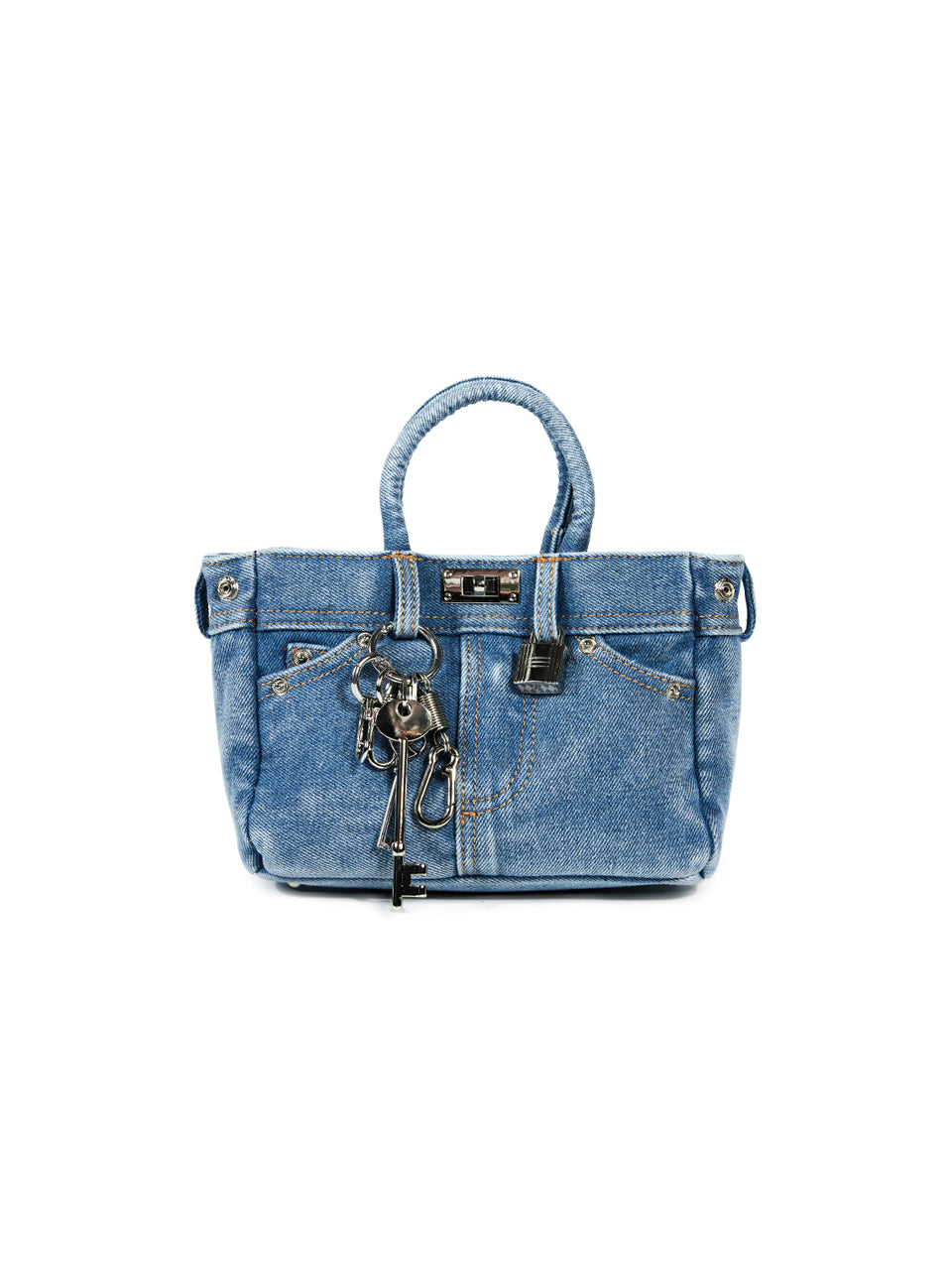 A-1687 Denim Tote Bag