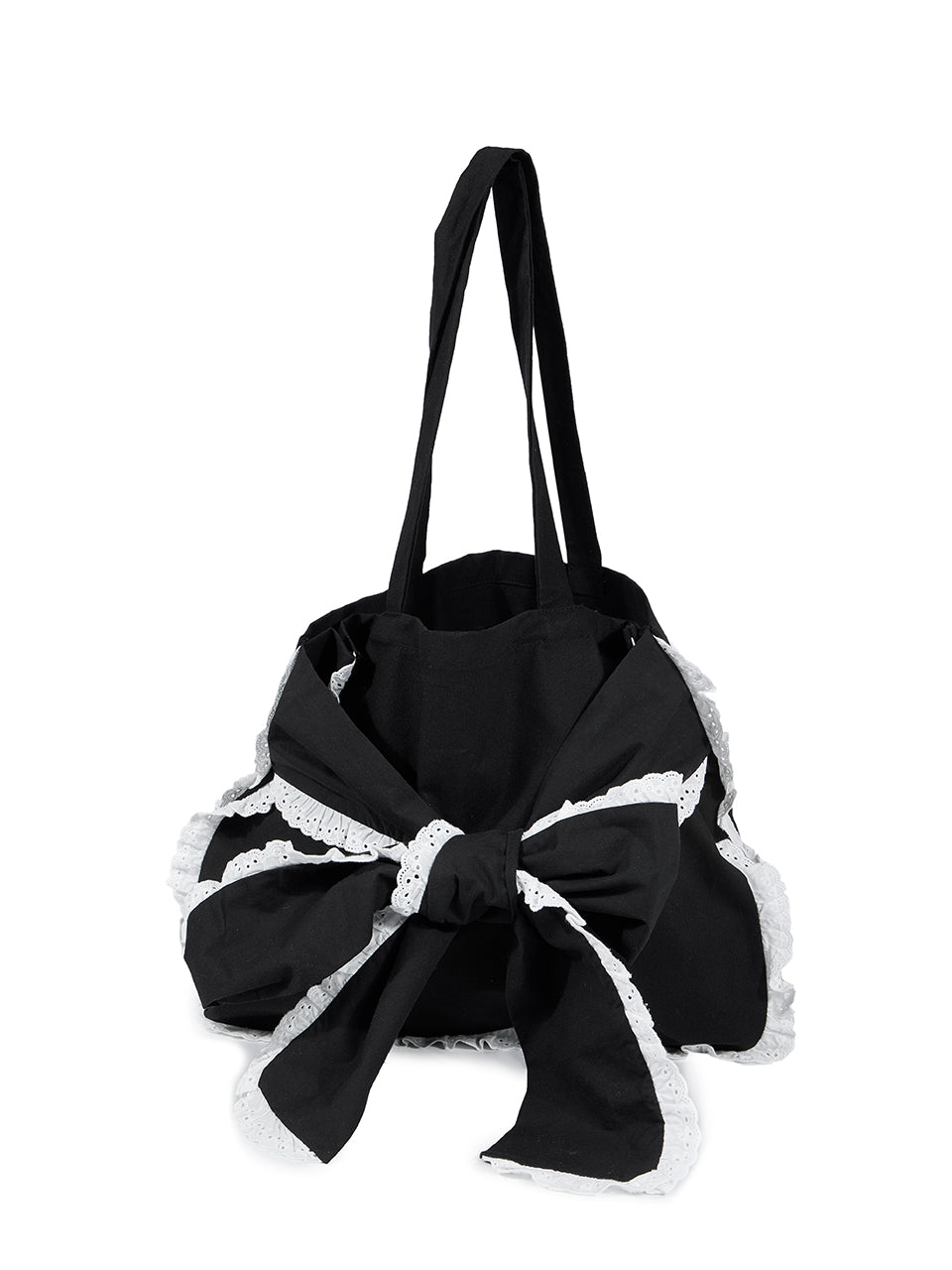 A-1697 Ribboned Lace Shoulder Bag