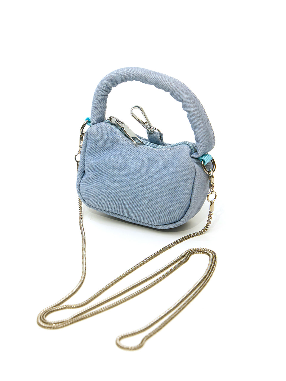 A-1701 Denim Mini Cross body Bag