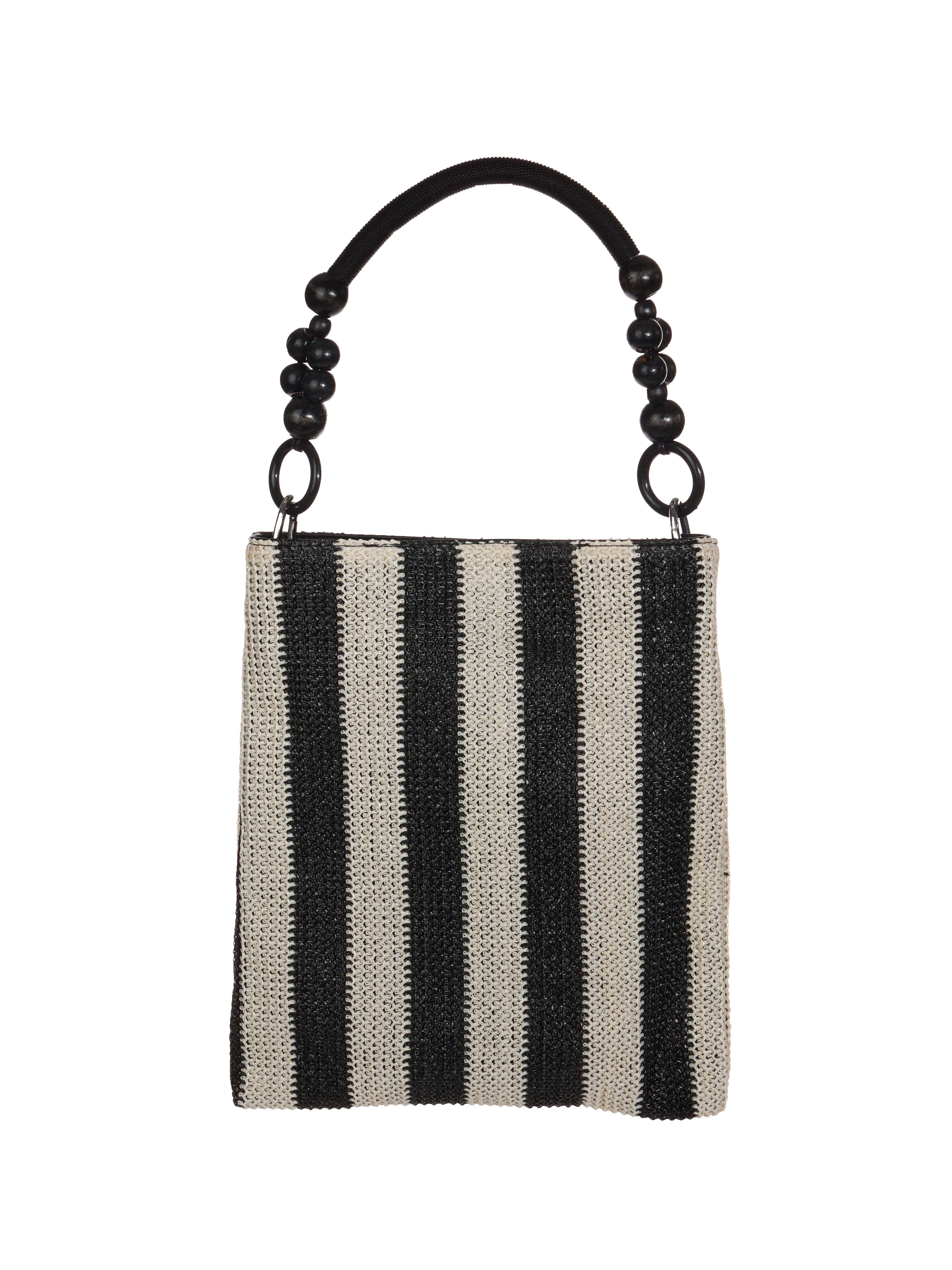 A-1726 Stripe Shoulder Bag