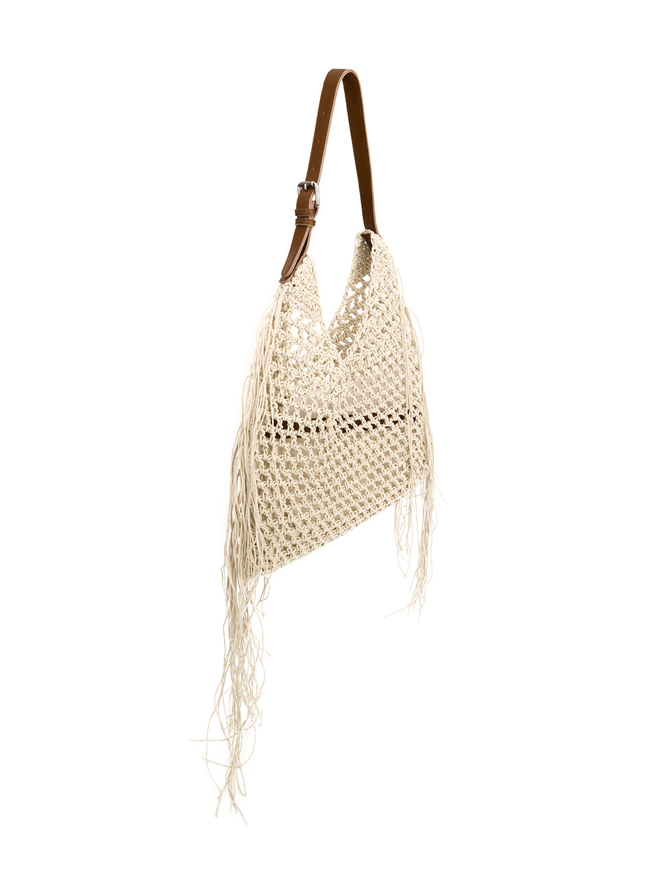 A-1735 レザーネットショルダーバッグ