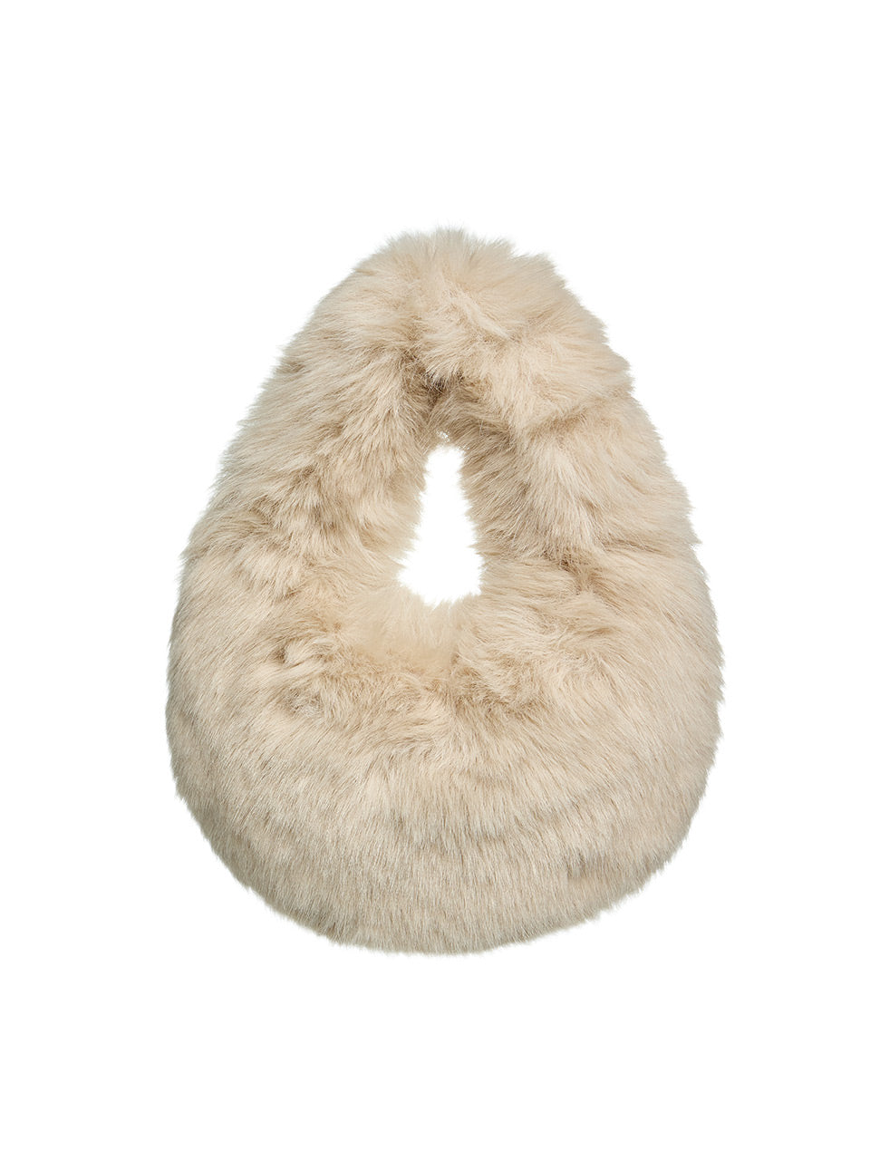 A-1809 Fur Hobo Bag