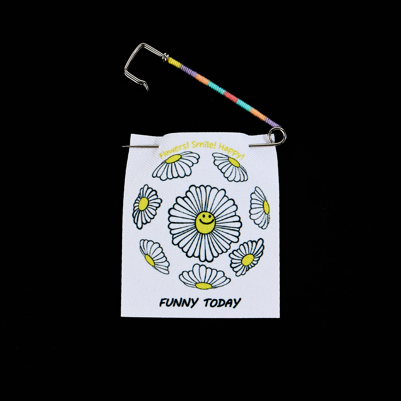 AB-192 Rainbow Label Brooch