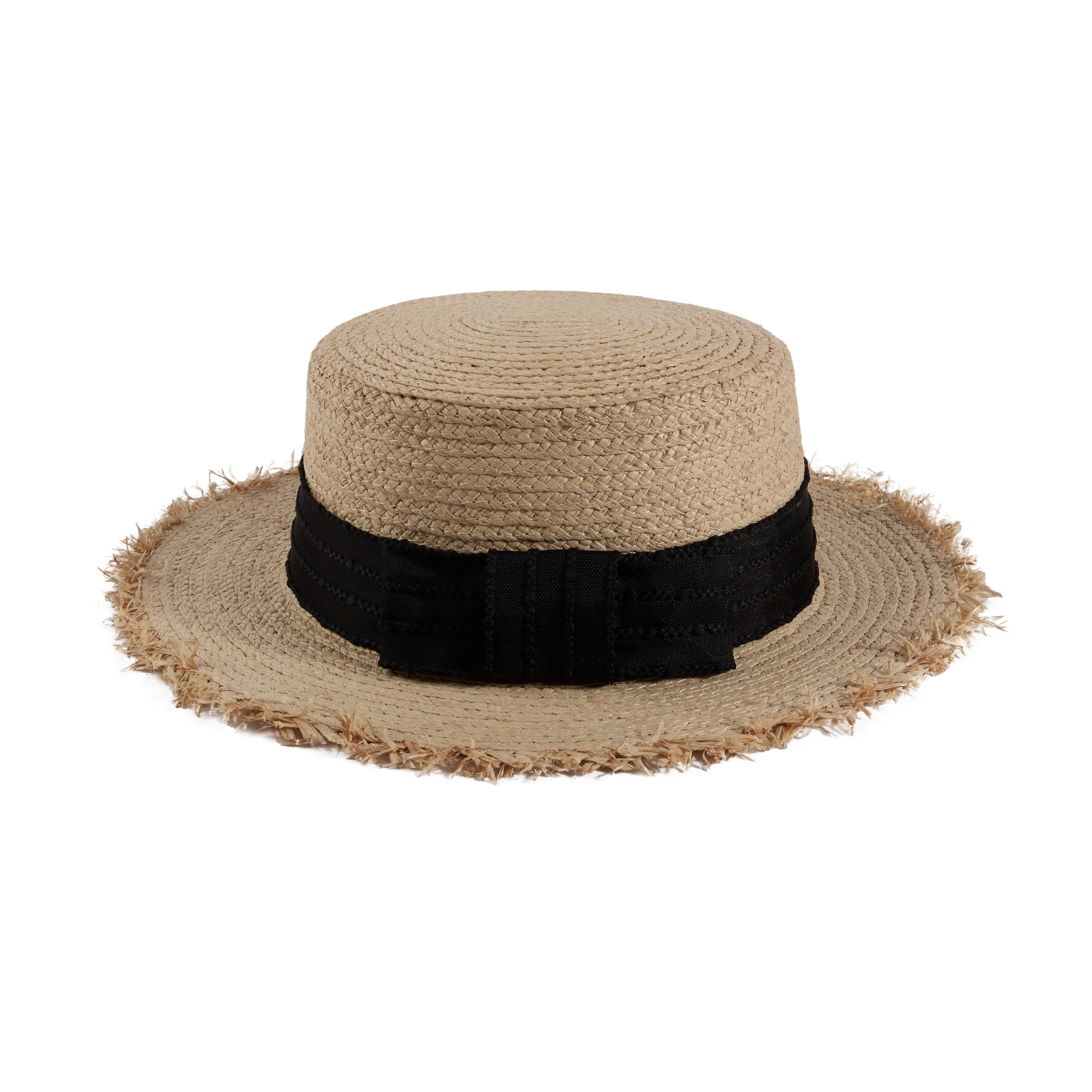 AC-826 リボンストローハット
