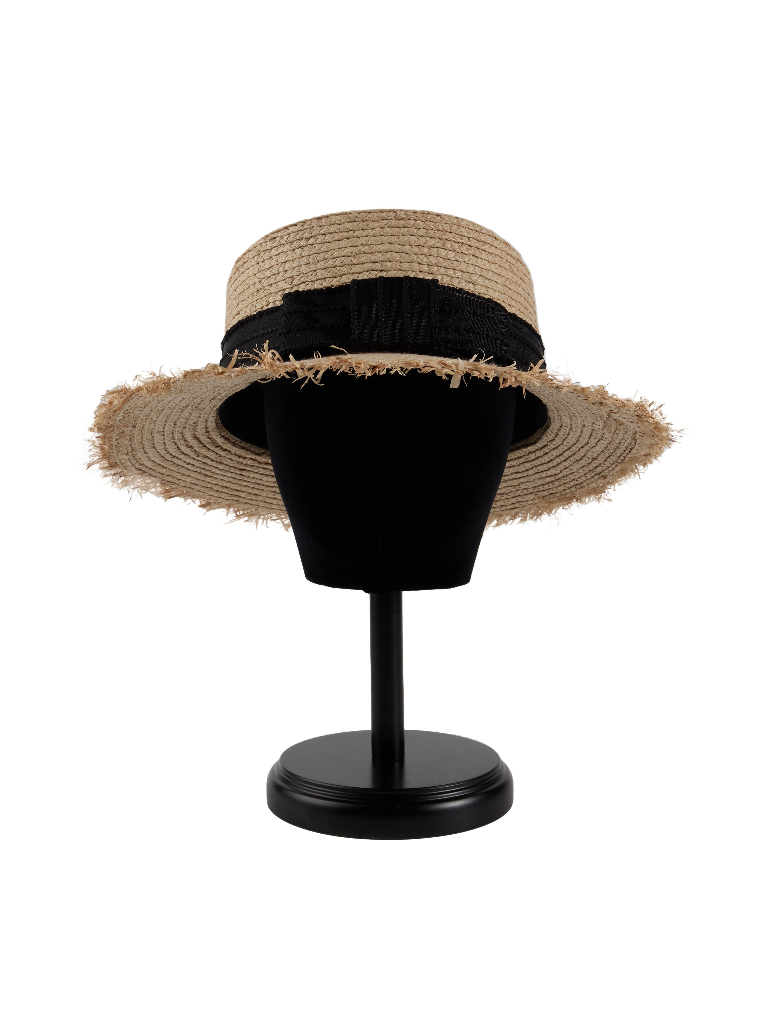 AC-826 Ribbon Straw Hat