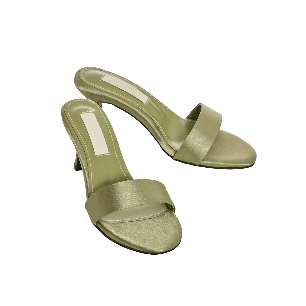 AR-3580 Satin Open-Toe Mule