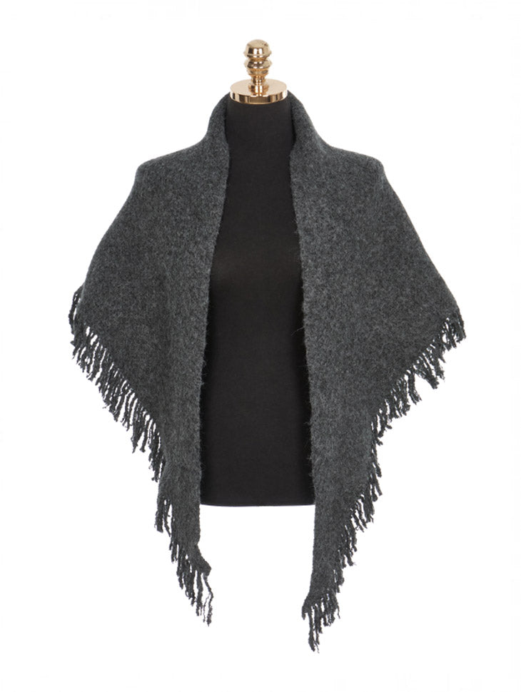 AS-1688 Fringe Shawl Cape Scarf