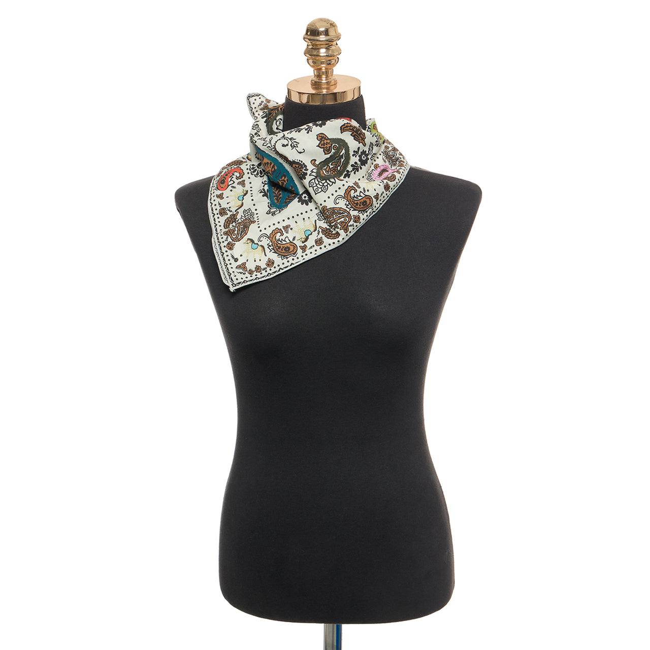 AS-1704 Color Paisley Scarf