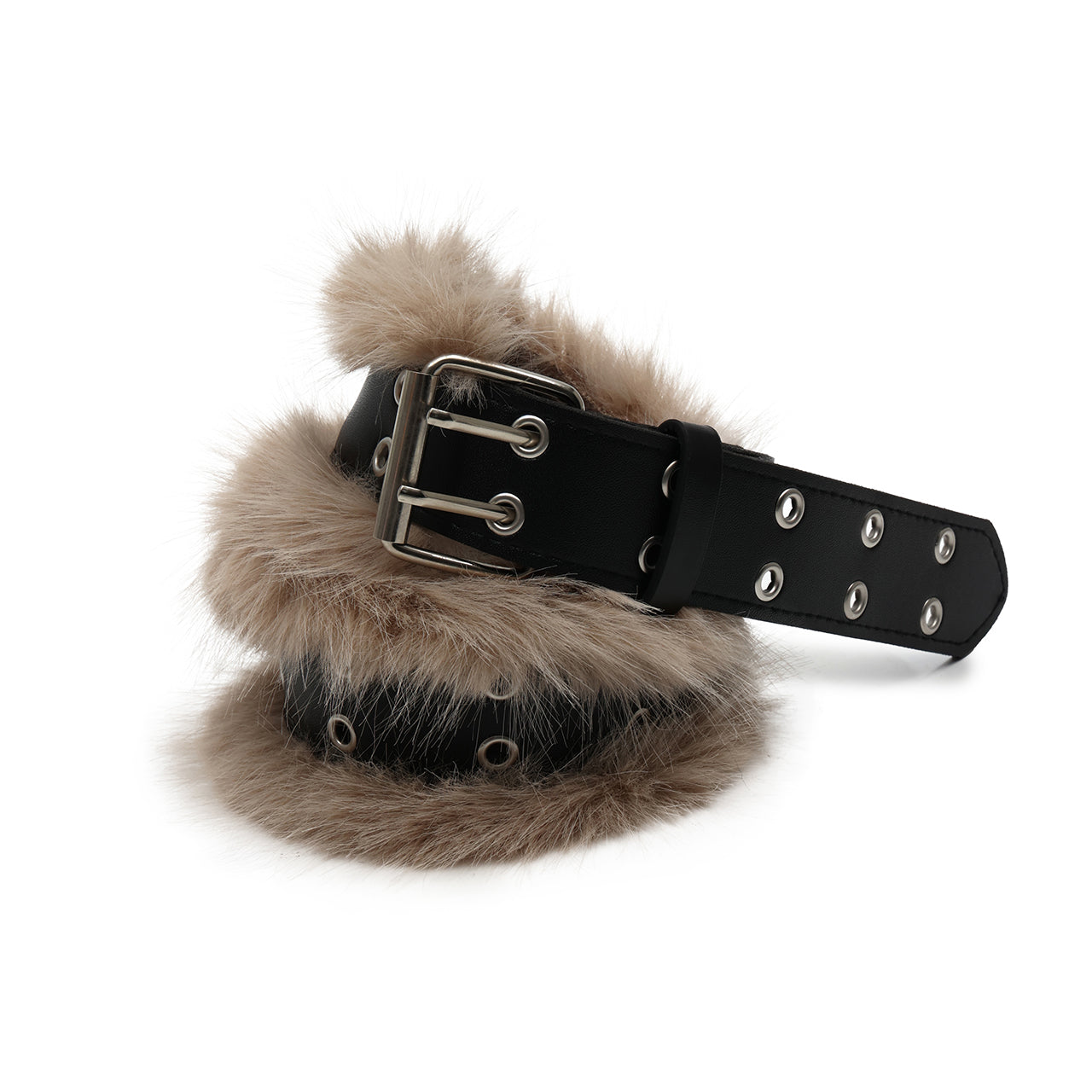 AT-602 Eyelet Fur Belt