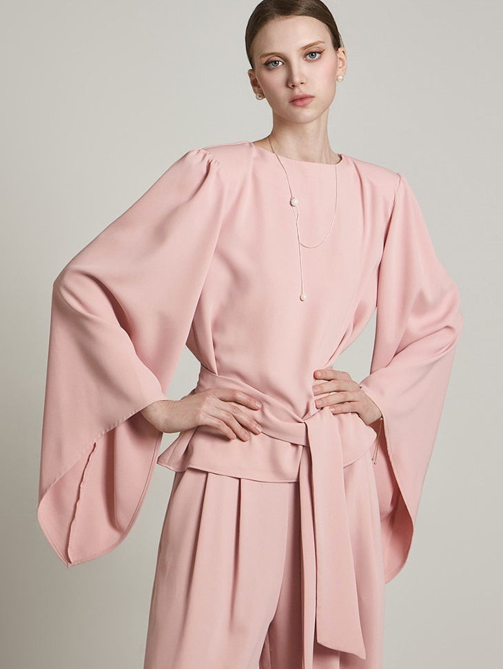 B3040 ストラップ付きブラウス