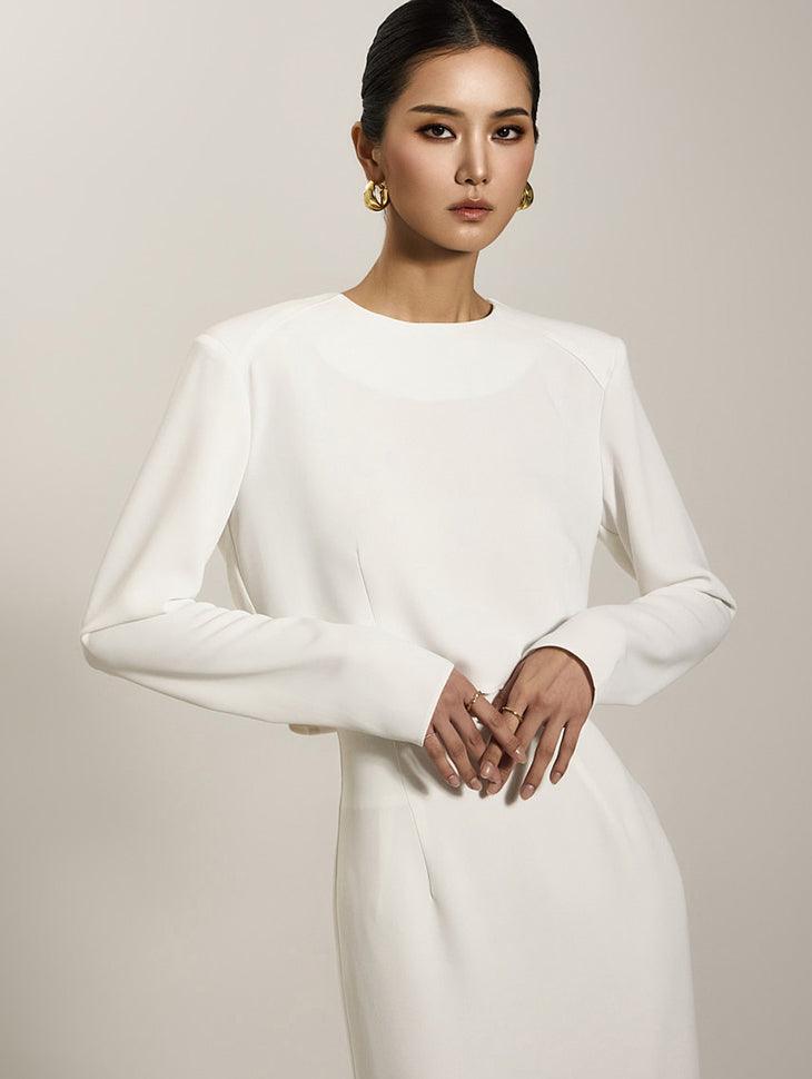 B3048 クロップドブラウス