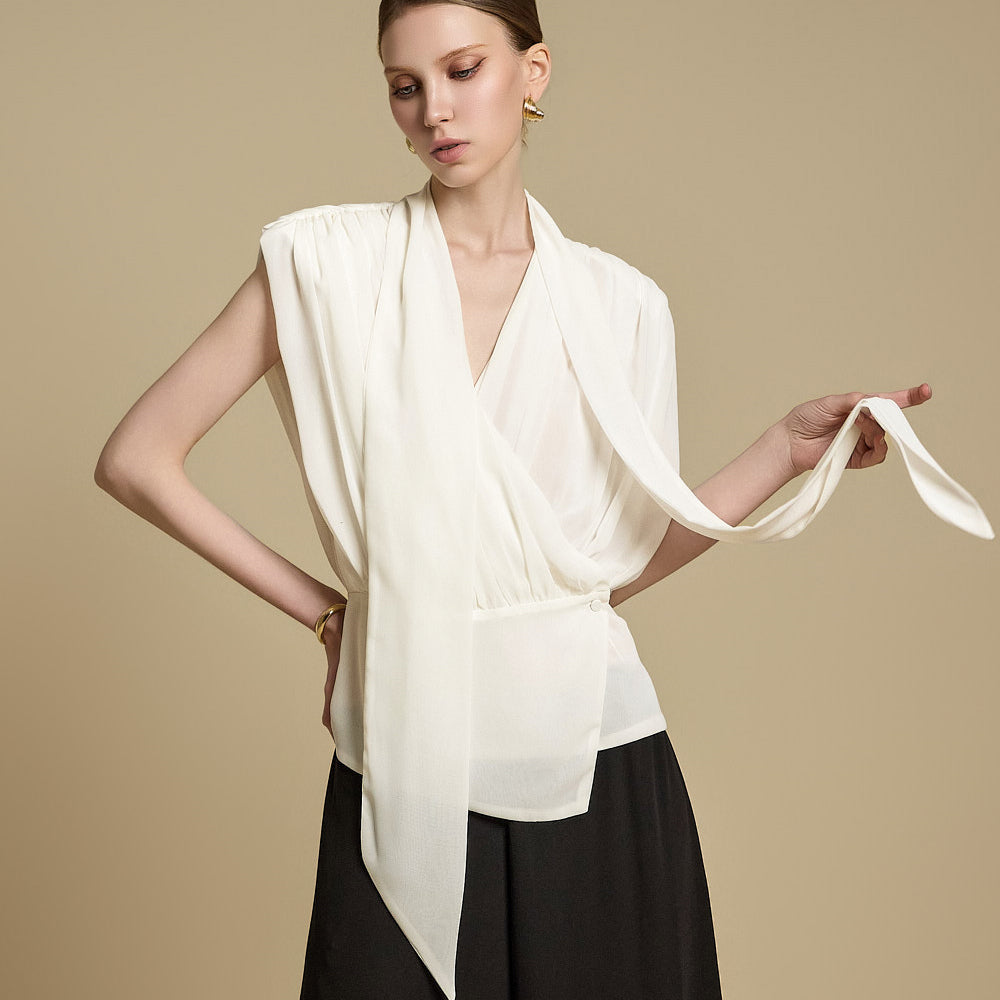 B3095 围巾式上衣