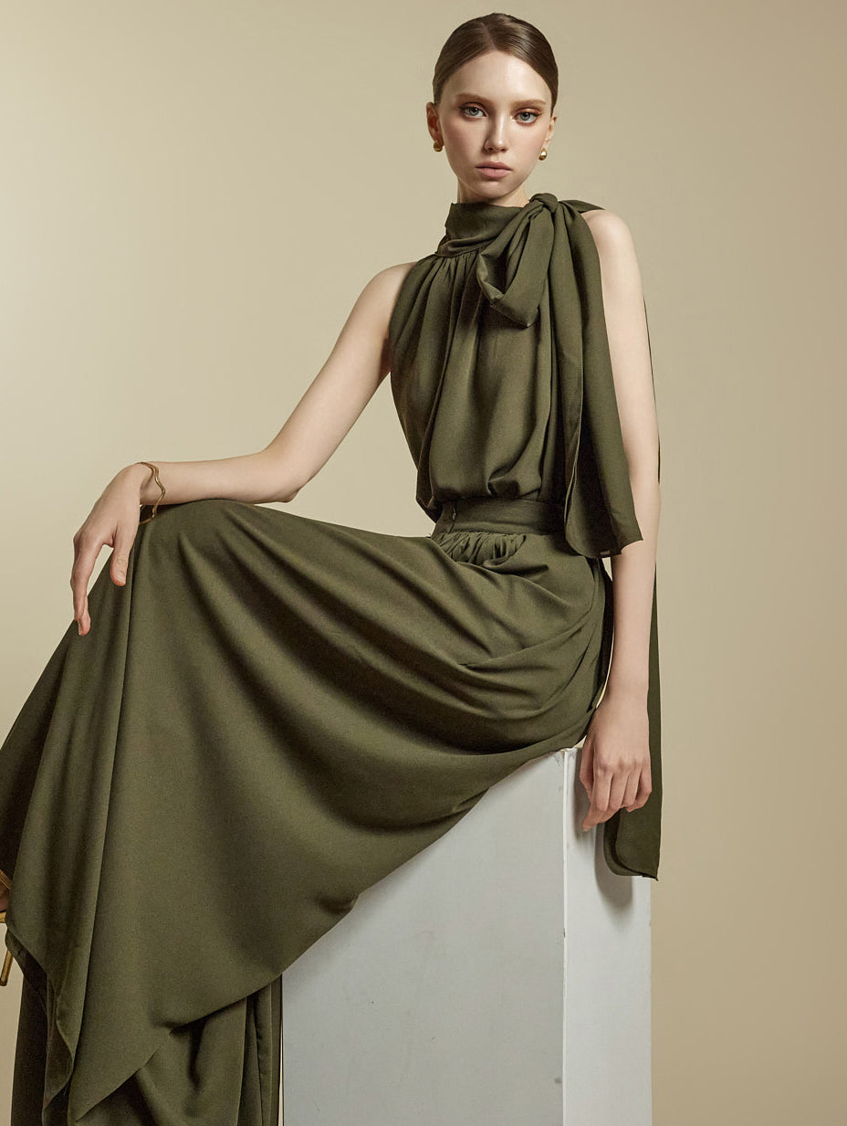 B3124 Blouse with Strap