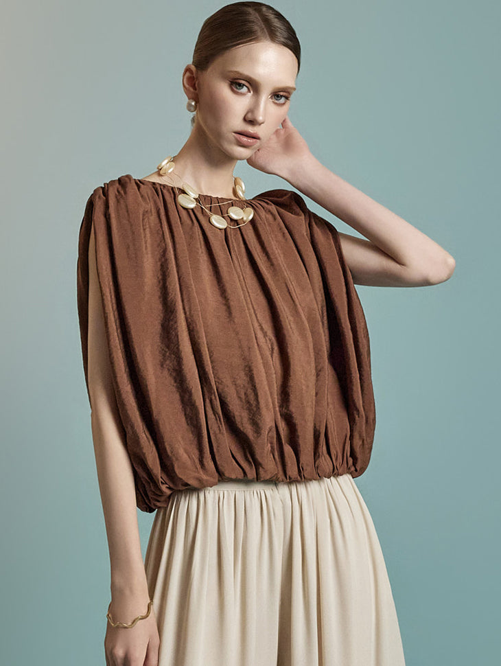 B3127 Wrinkled Blouse