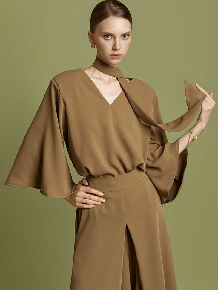 B3138 Blouse with Strap