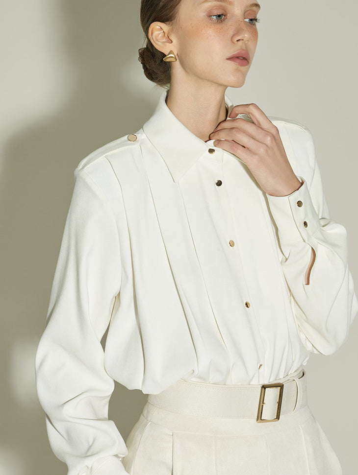 B3150 Pintuck Blouse