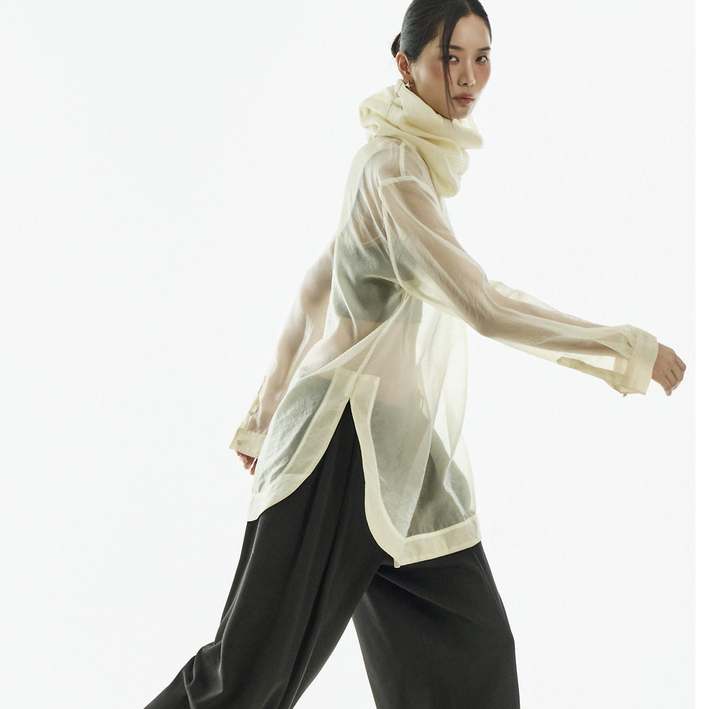 B3159 High Neck Blouse